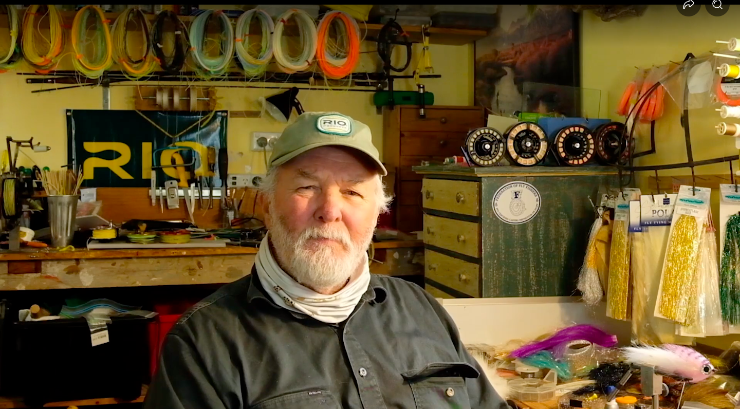 Peter Morse Fly Tying on Anchored Outdoors